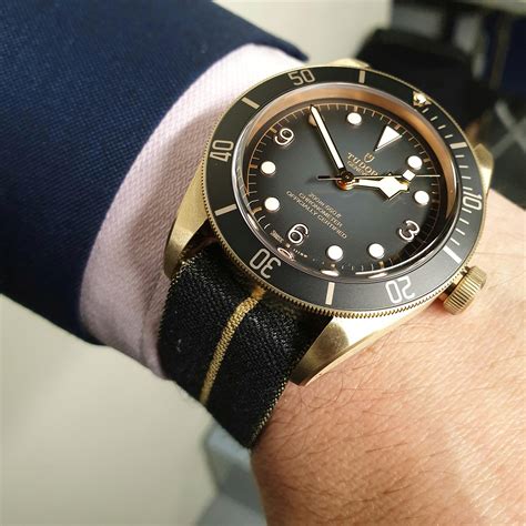 bay bronze watch replica strap|tudor black bay bronze strap.